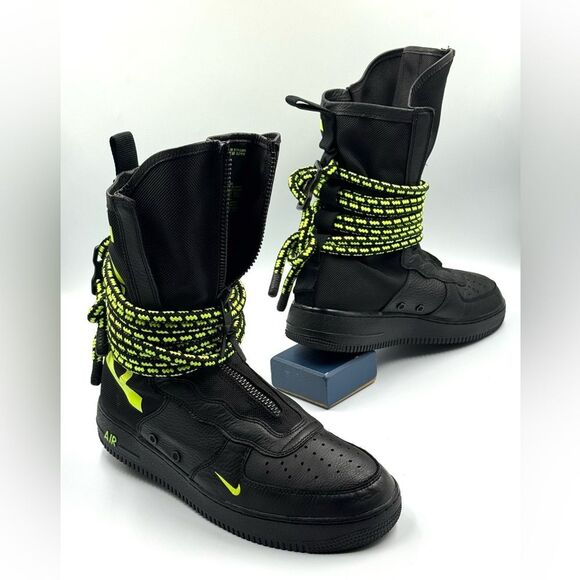 Nike Other - Nike SF Air Force 1 High 'Black Volt'
